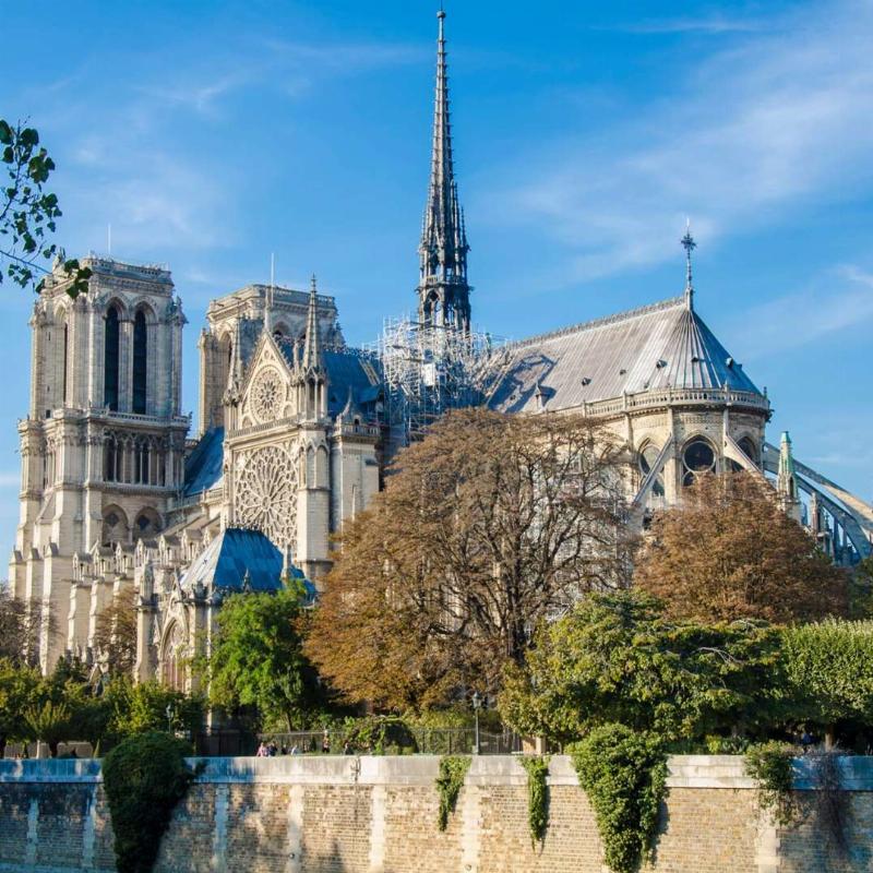 Ile de la Cité à Paris, riche en culture française et près de la cathédrale